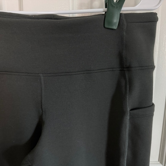 Athleta Altitude Stash fleece-lined tights leggings, LP, large petite - Picture 2 of 6